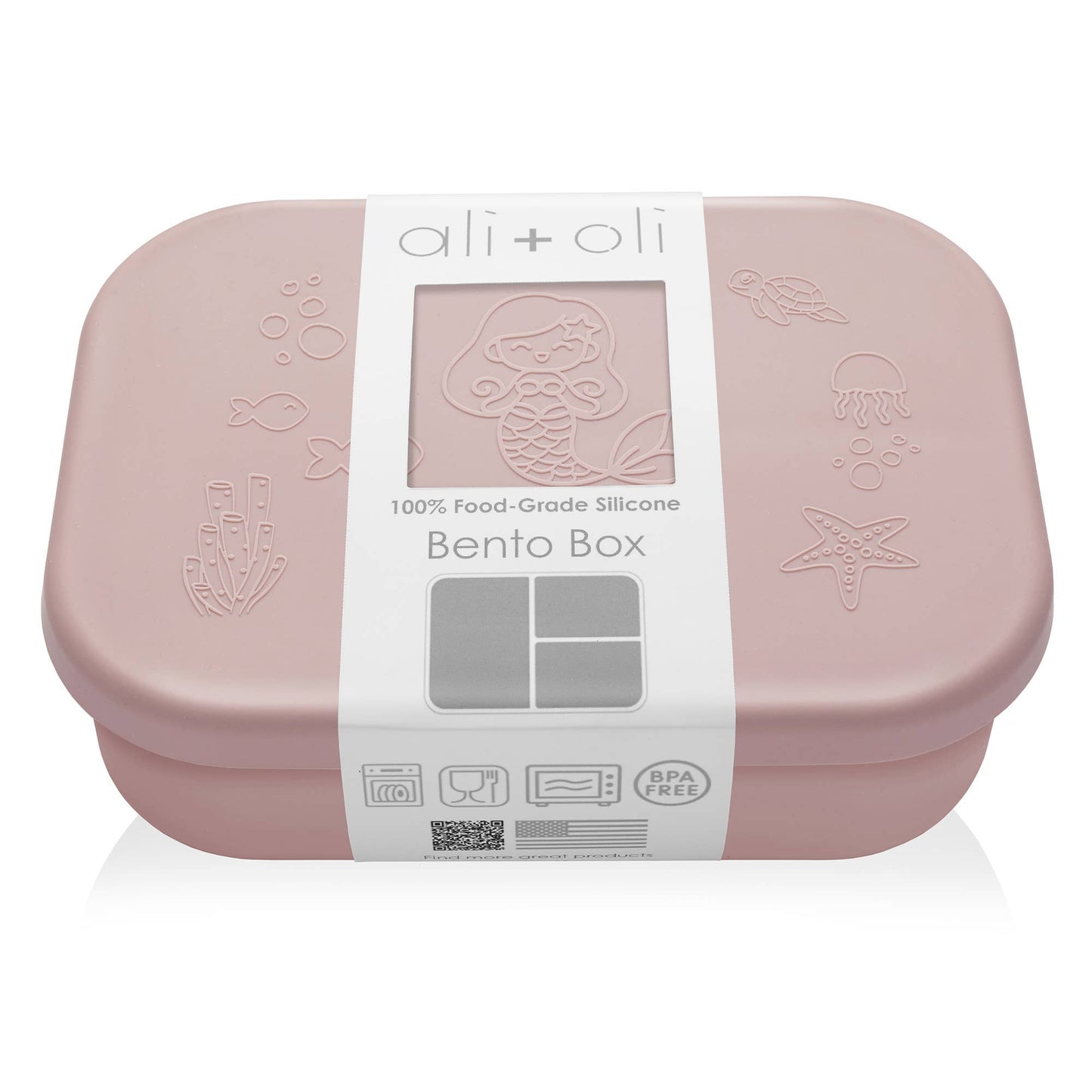Silicone Bento Box (Mermaid) Back to School