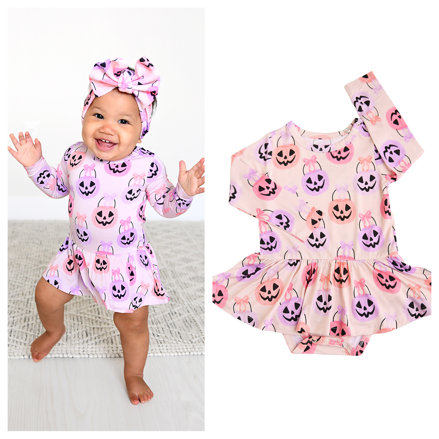 Emmy TUTU Halloween Pumpkins Baby Dress
