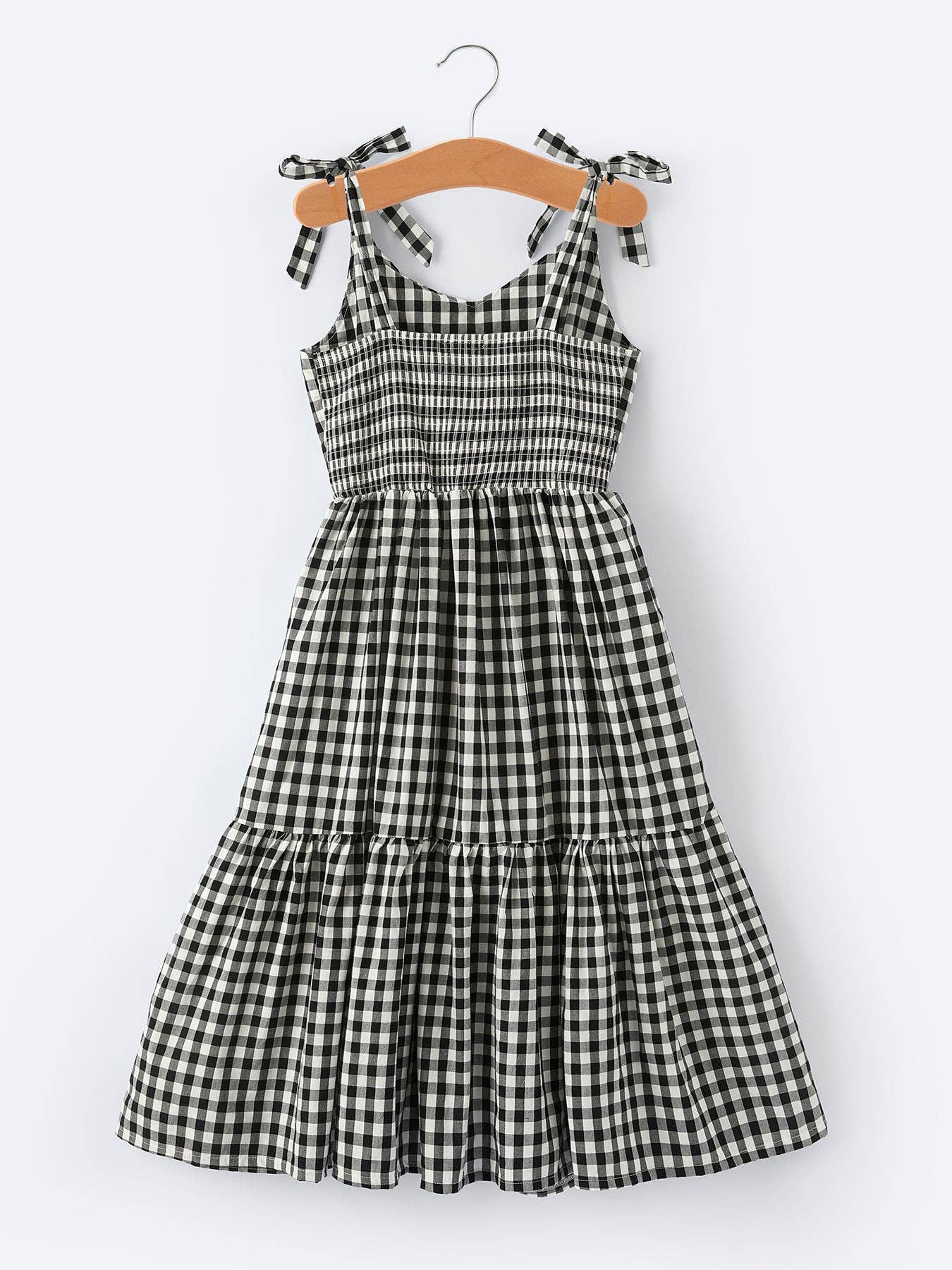 Adult Plaid Smocked Dress