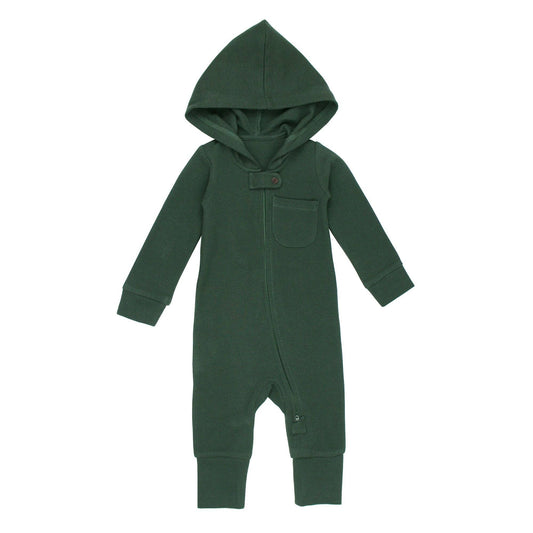 Organic Thermal 2-Way Zipper Romper