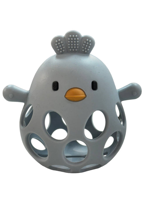 Slate Silicone Chicken Teether