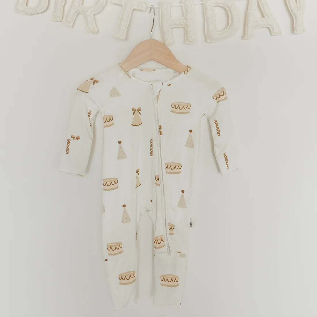 Birthday Girl Bamboo Zip Pajamas