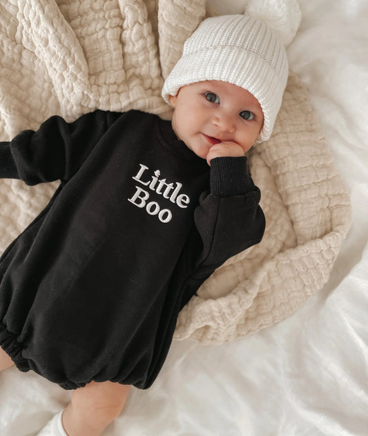 Little Boo Long Sleeve Bubble Romper