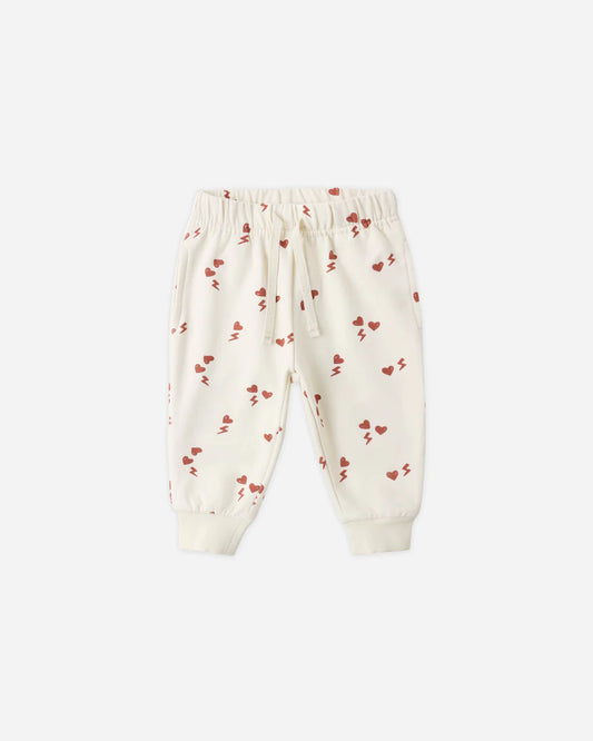 Relaxed Sweatpant Electric Heart