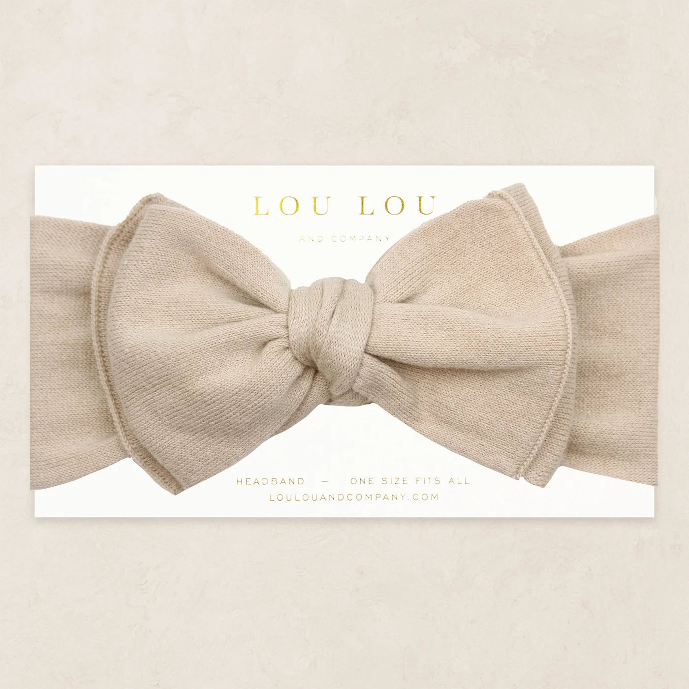 Knit Headband Tan