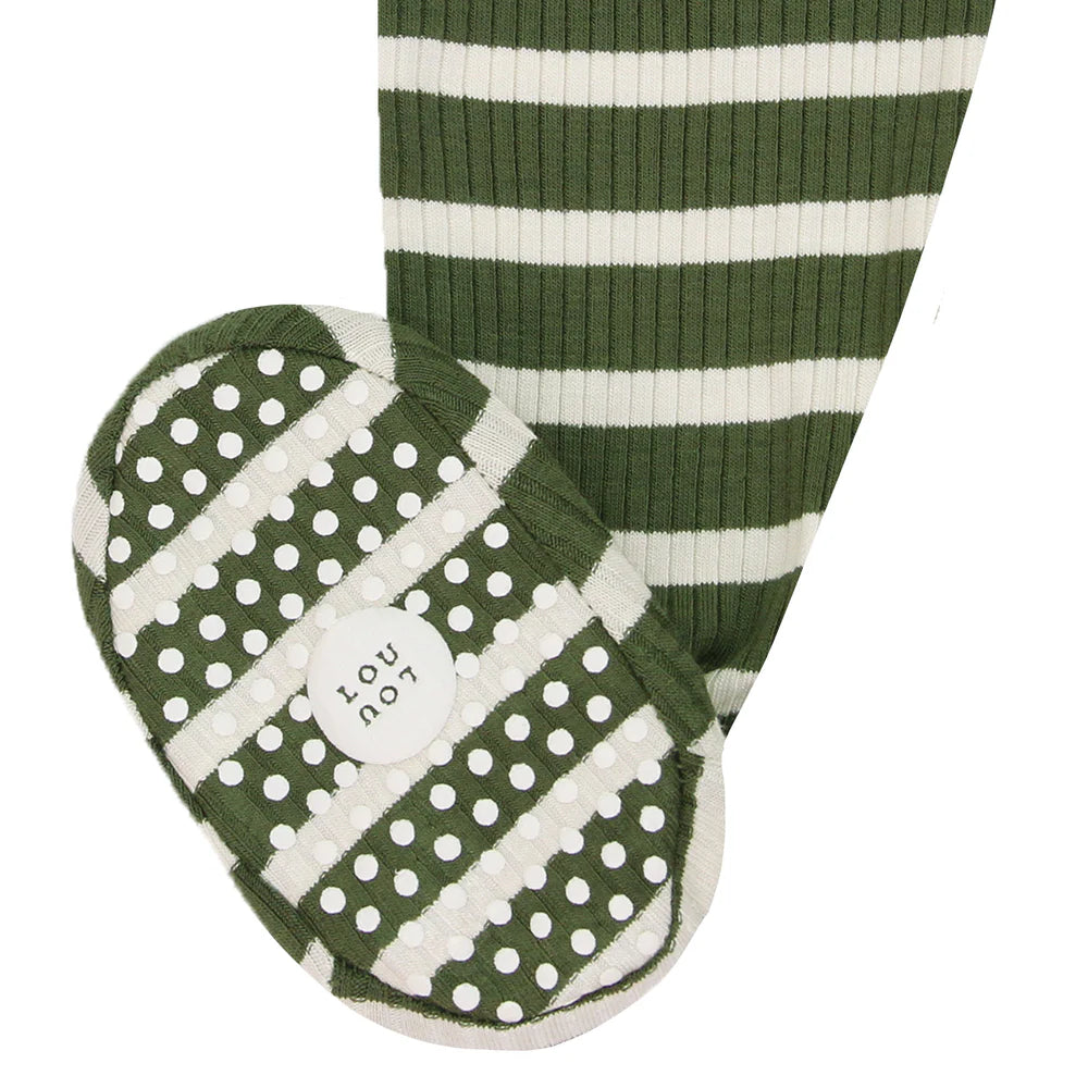 Tyler Ribbed Zipper Footies